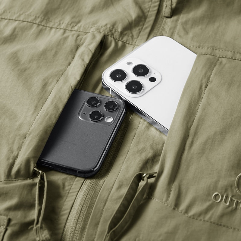 Męska lekka kamizelka outdoorowa z kieszeniami