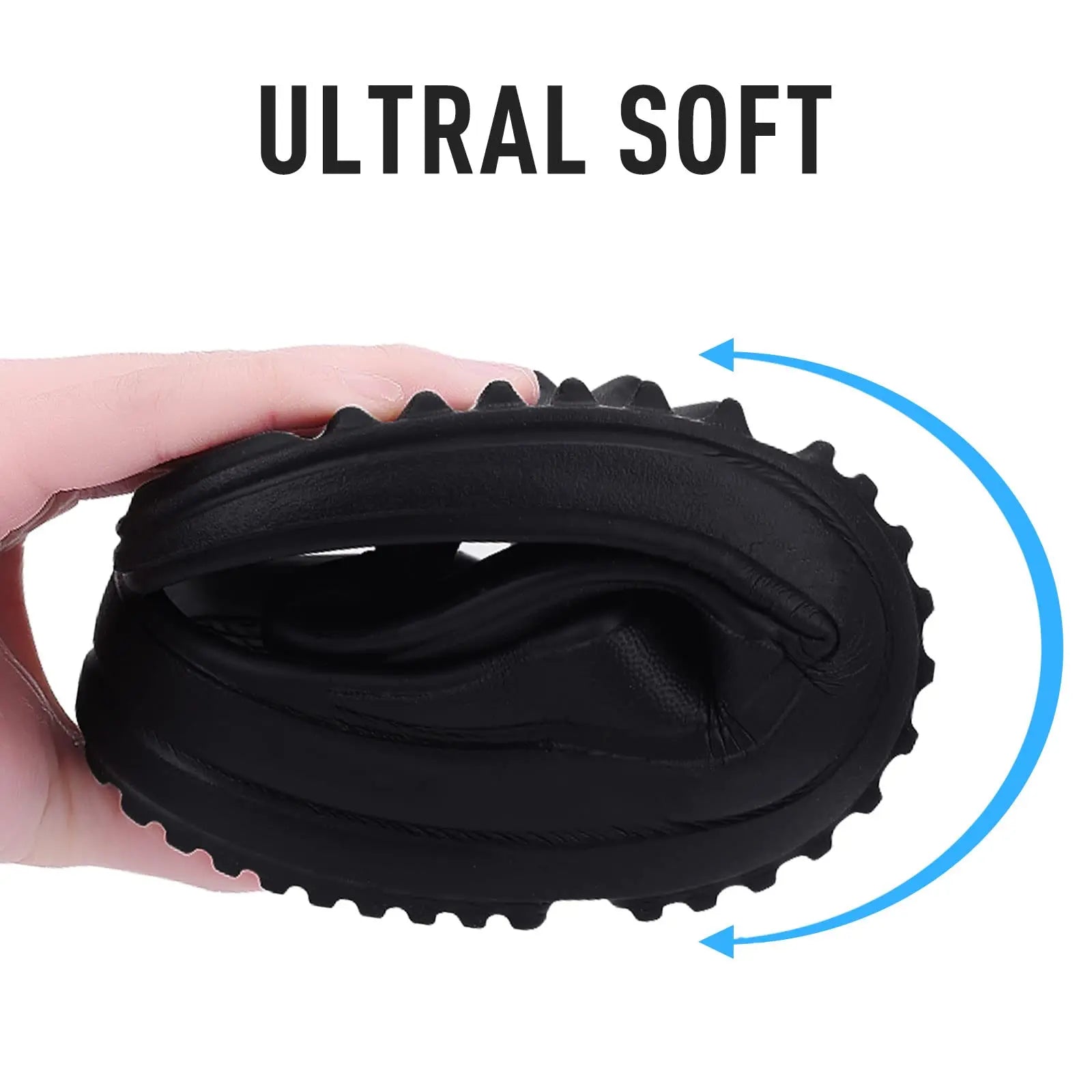 Damskie japonki ortopedyczne z grubą, amortyzującą podeszwą