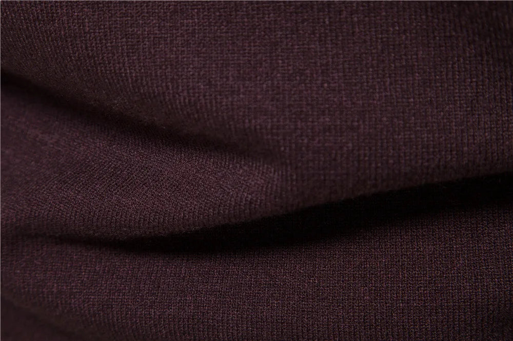 Sweter Męski z Wysokim Kołnierzem