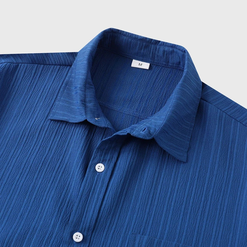 Męska Koszula z Bawełny i Lnu