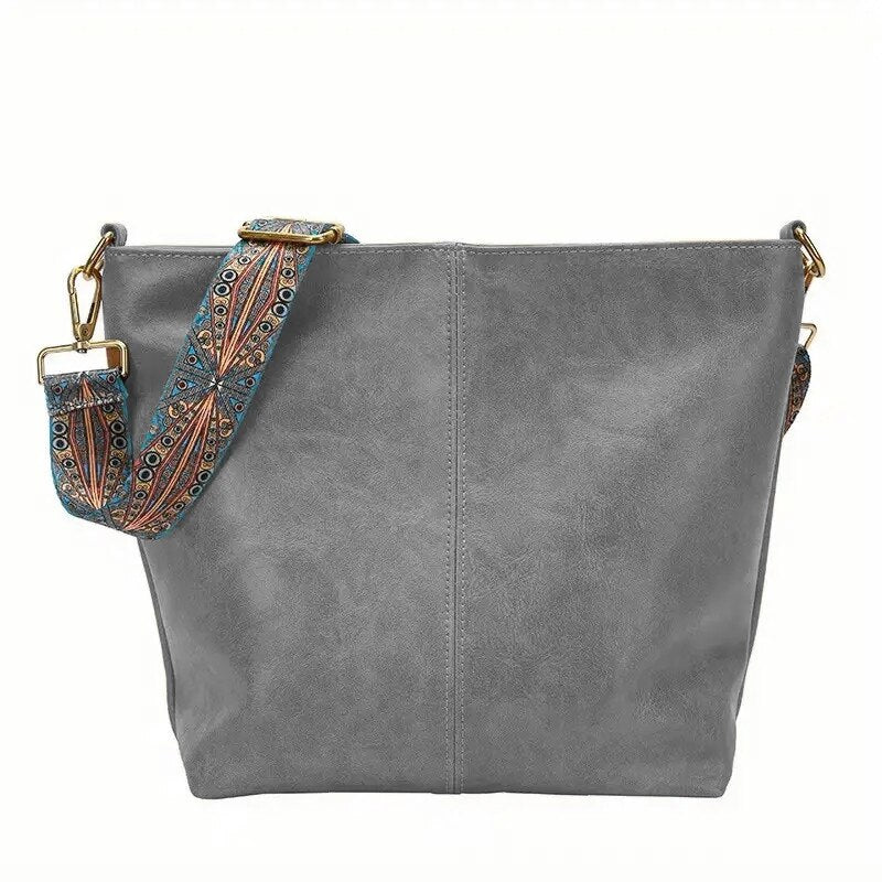 Skórzana torebka Boho