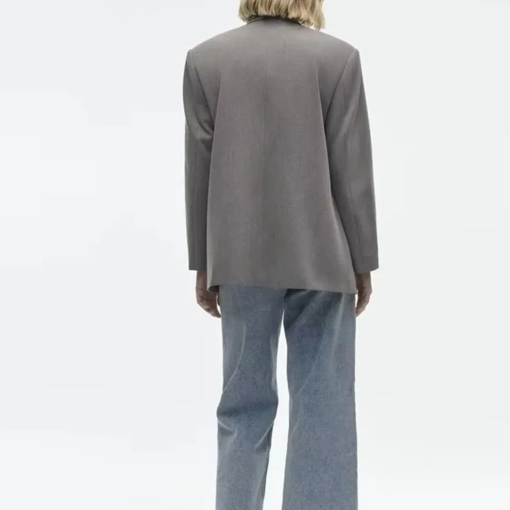 Oversize'owa marynarka damska