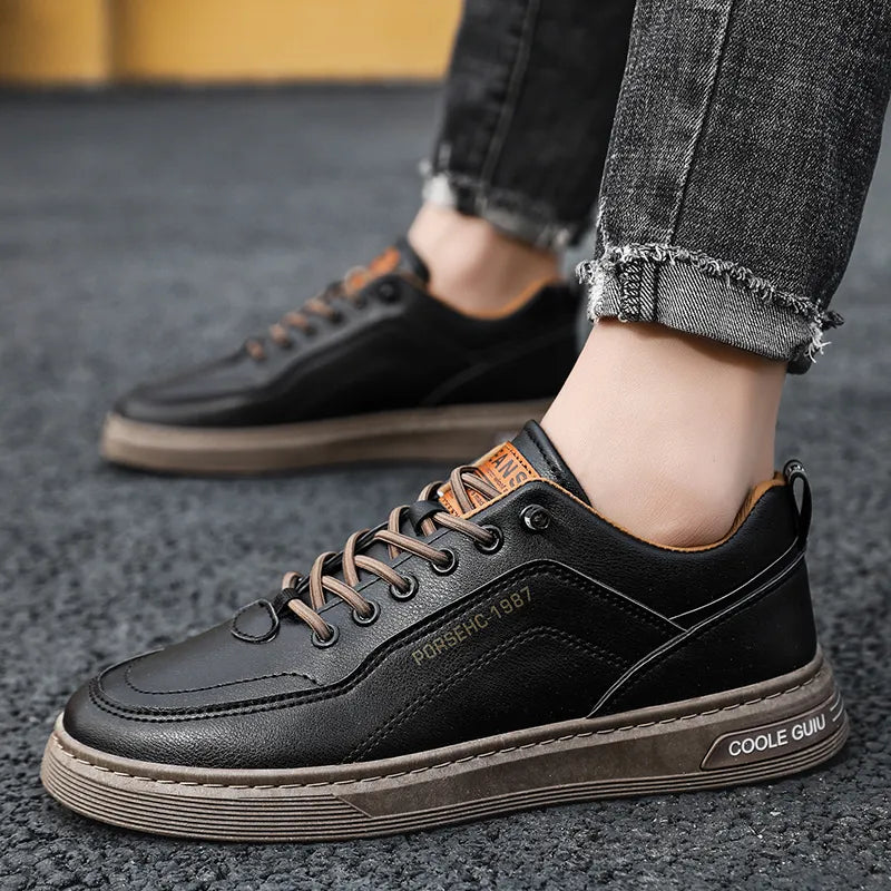 Minimalistyczne męskie sneakersy w klasycznym stylu