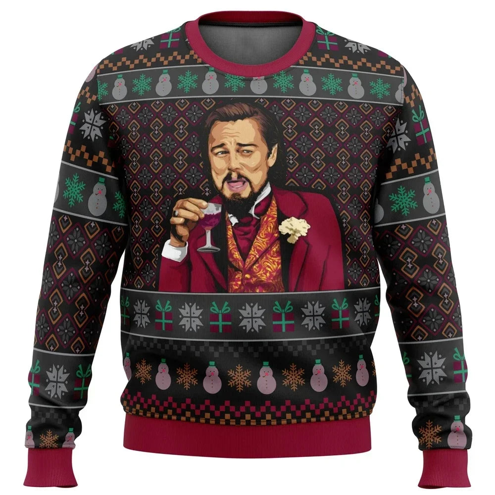 Męska bluza sweter z nadrukiem humorystycznym