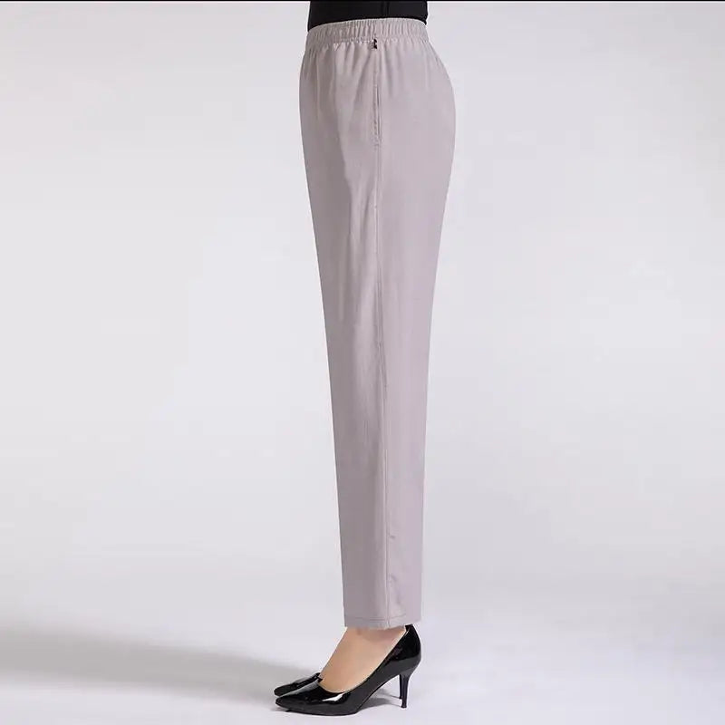 Eleganckie spodnie damskie z miękkiego materiału