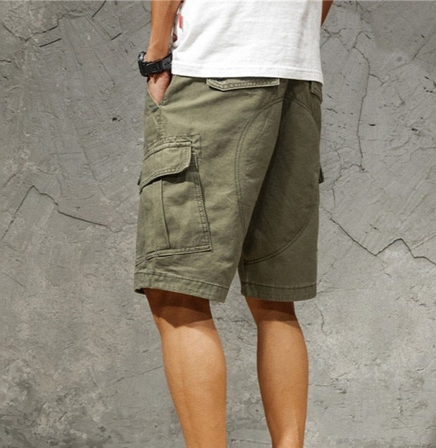 Męskie Krótkie spodenki materiałowe Cargo