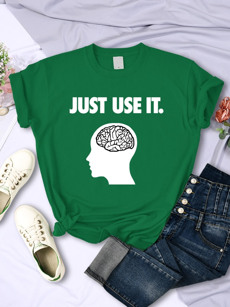 T-shirt Damski "Just Use It"