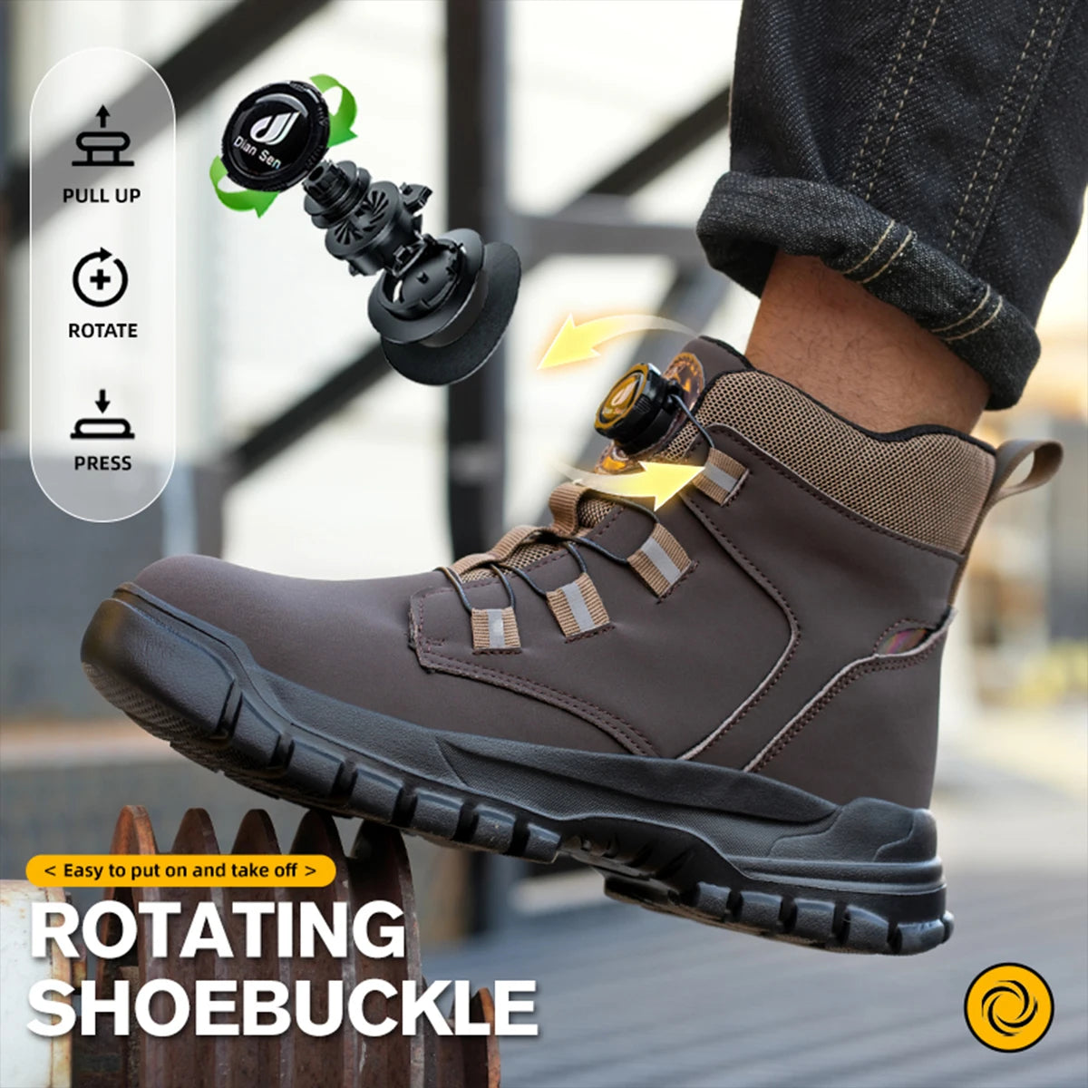 Buty robocze ochronne – antypoślizgowe, wzmocnione, komfortowe obuwie BHP