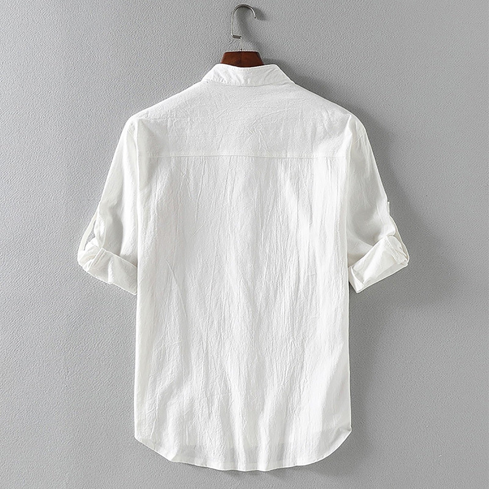 Męska koszula bawełniana z długim rękawem