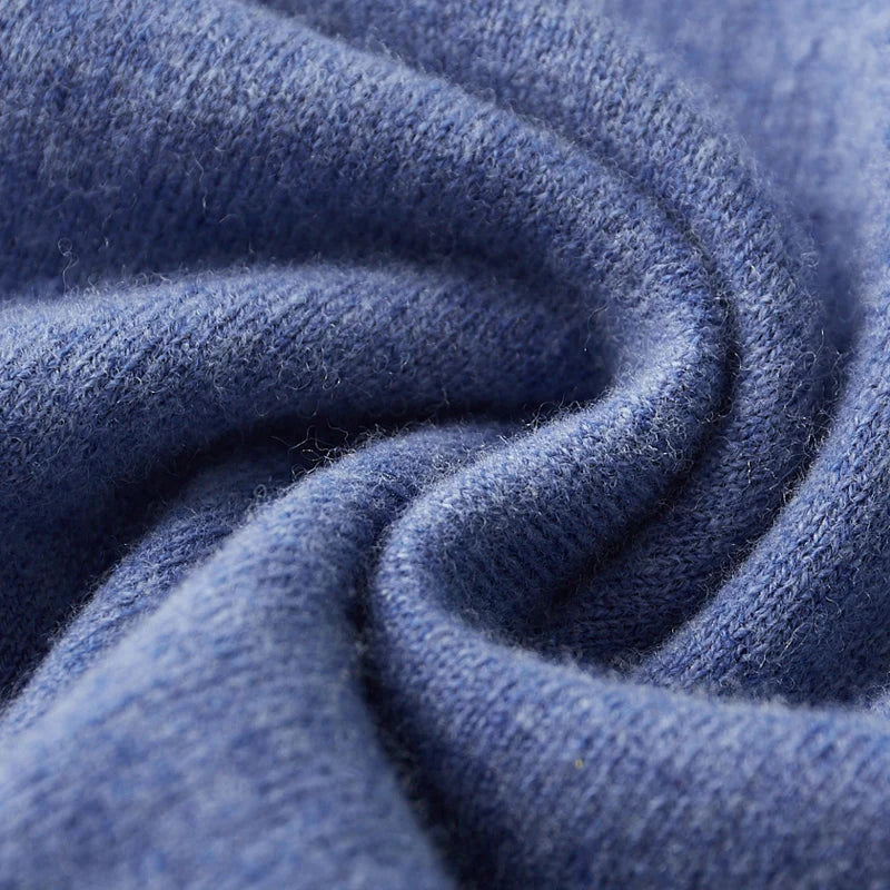 Męski sweter polo z długim rękawem – elegancki sweter dzianinowy z kołnierzykiem