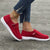 Damskie buty wsuwane z tkaniny – lekkie i wygodne mokasyny na lato