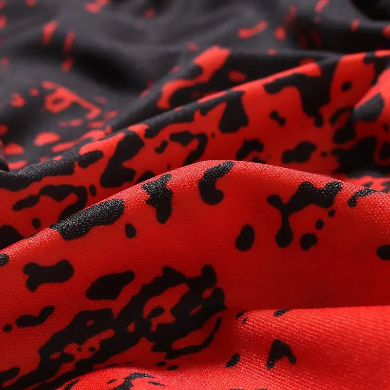 Męskie Szorty z Graficznym Wzorem i Elastycznym Pasem