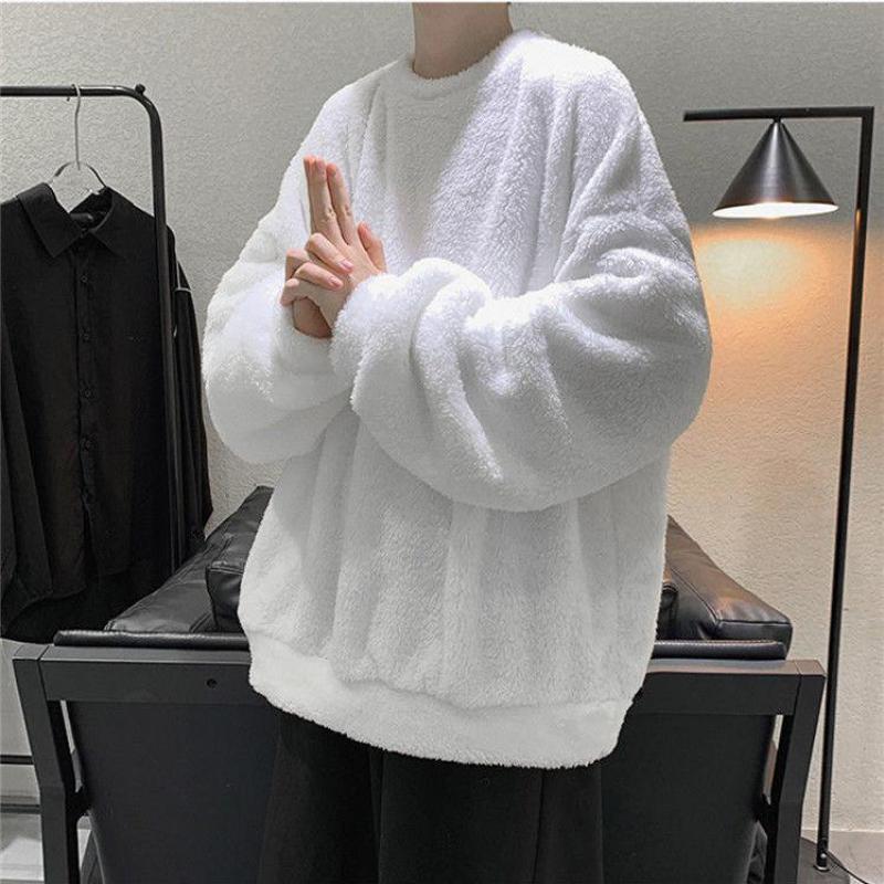 Męska Bluza Oversize z Puszystego Materiału