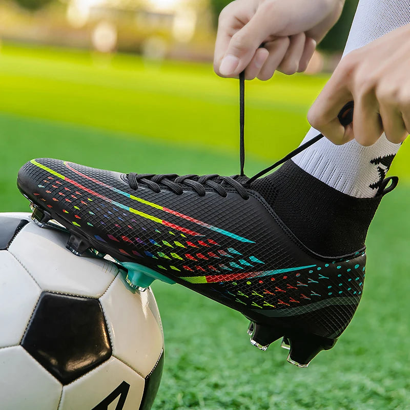 Męskie buty piłkarskie z zaawansowaną technologią cholewki