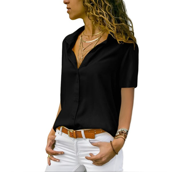 Damska koszula z krótkim rękawem