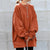 Damska bluza oversize z okrągłym dekoltem, styl streetwear, basic casual