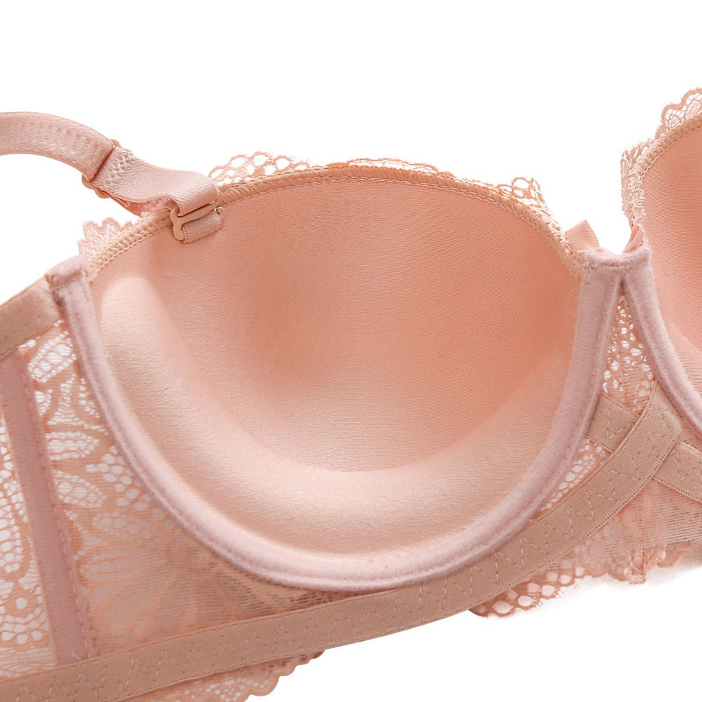 Biustonosz koronkowy bralette z kokardką