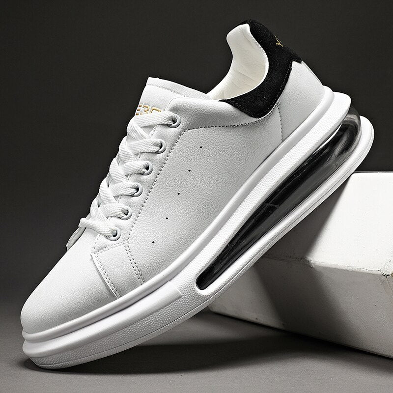 Nowoczesne Sportowe Buty Męskie Sneakersy z Amortyzującą Wysoką Podeszwą