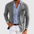 Męska marynarka casual z dzianiny, elegancki styl smart casual, jednorzędowa
