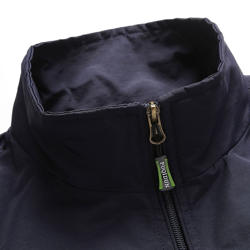 Męska lekka kamizelka turystyczna z siateczkową podszewką