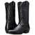 Męskie kowbojki z haftem, klasyczne western boots, skórzany wygląd