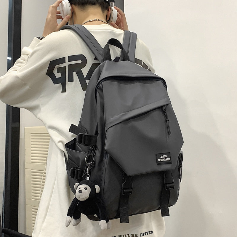 Pojemny plecak miejski wodoodporny z kieszenią na laptopa