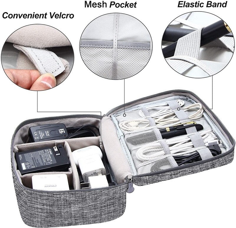Podróżny organizer na kable i elektronikę TravelPro