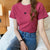 T-shirt damski z minimalistyczną koroną
