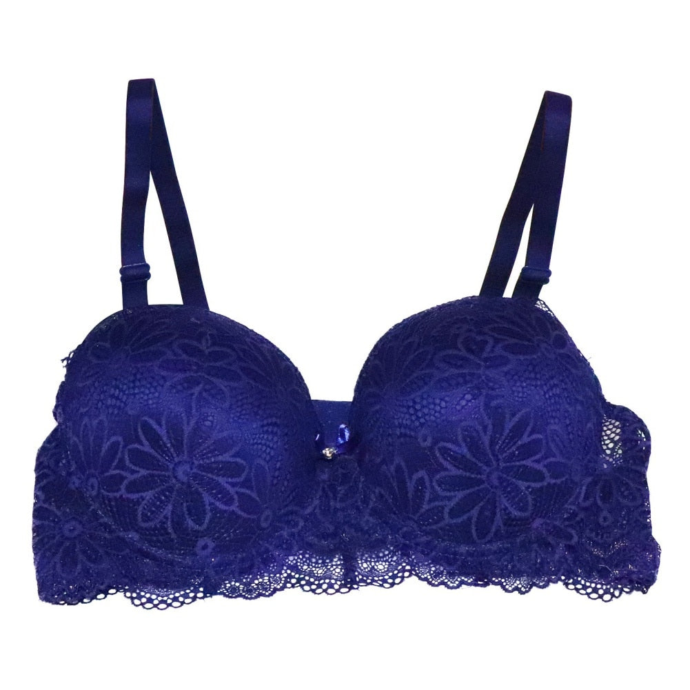 Biustonosz koronkowy bralette z kokardką