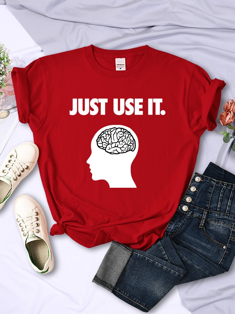 T-shirt Damski "Just Use It"