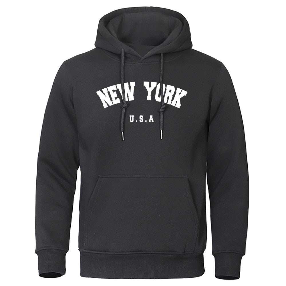 Bluza męska z kapturem New York