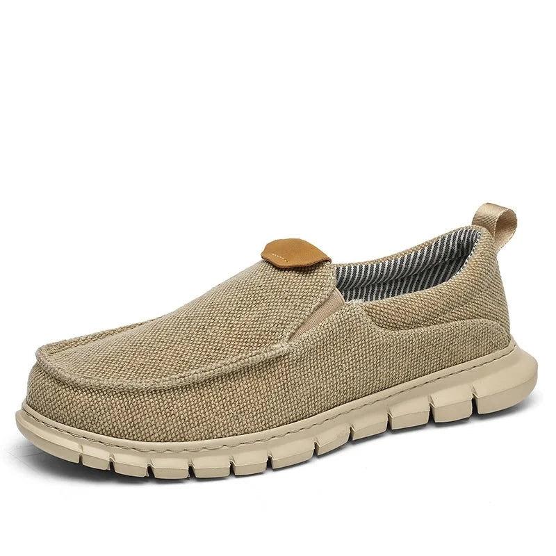 Męskie Buty Slip-On z Tkaniny