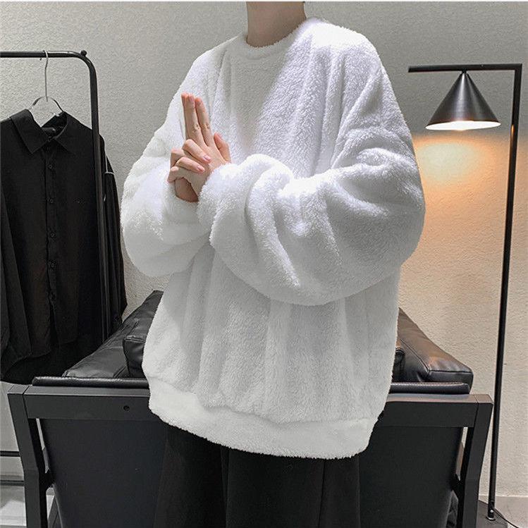 Męska Bluza Oversize z Puszystego Materiału