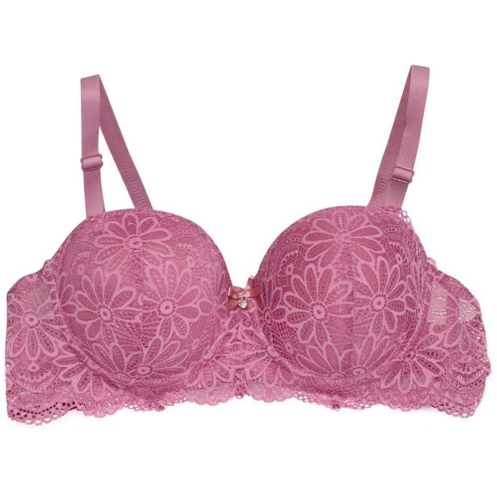 Biustonosz koronkowy bralette z kokardką