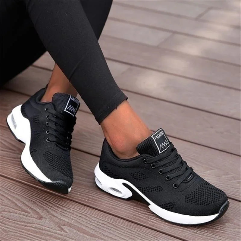 Damskie Buty Sportowe – Lekkie Sneakersy z Oddychającą Cholewką
