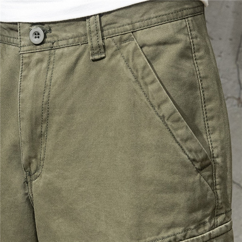 Męskie Krótkie spodenki materiałowe Cargo