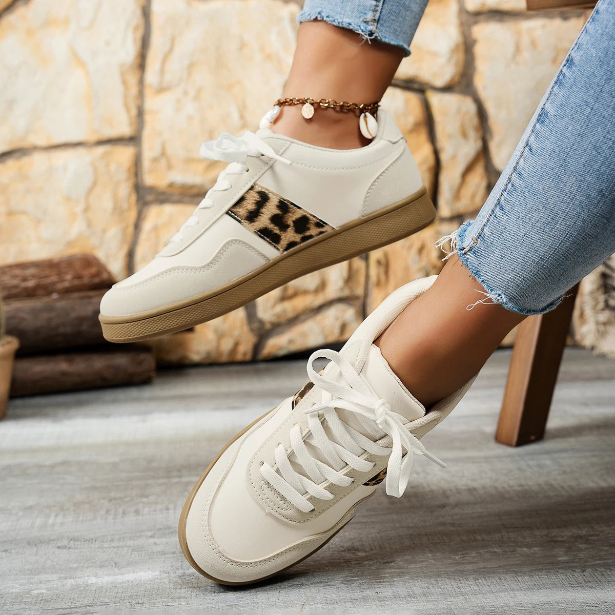 Damskie sneakersy z motywem panterki – styl i wygoda na co dzień