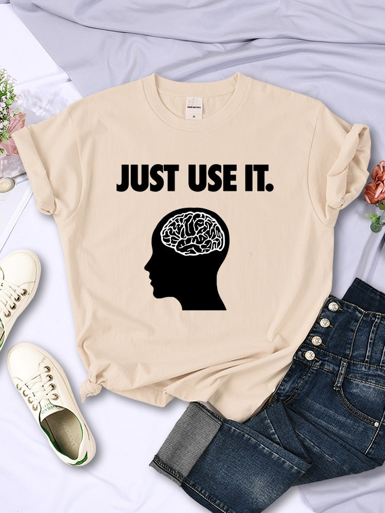 T-shirt Damski "Just Use It"