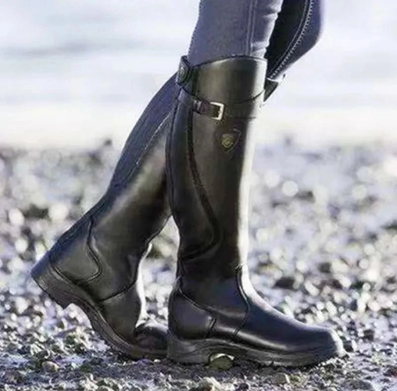 Damskie wysokie buty zimowe