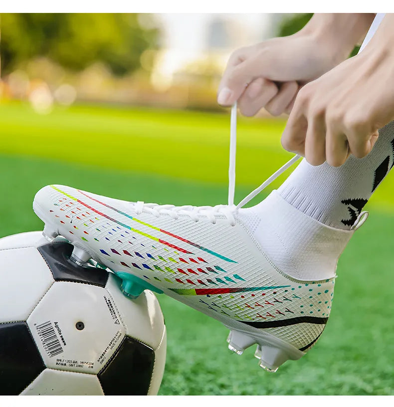 Męskie buty piłkarskie z zaawansowaną technologią cholewki