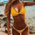 Klasyczny minimalistyczny push-up bikini
