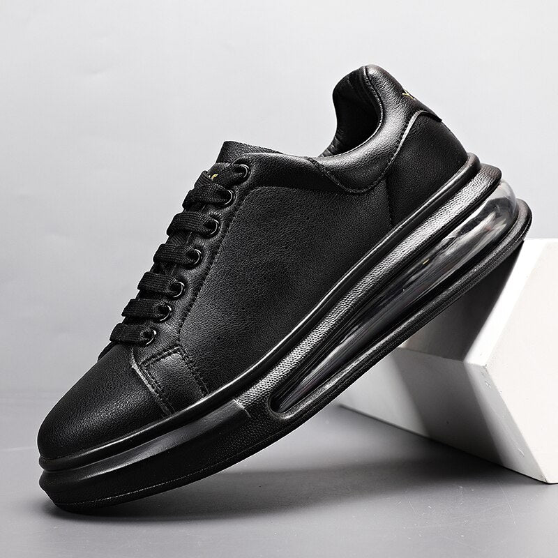 Nowoczesne Sportowe Buty Męskie Sneakersy z Amortyzującą Wysoką Podeszwą