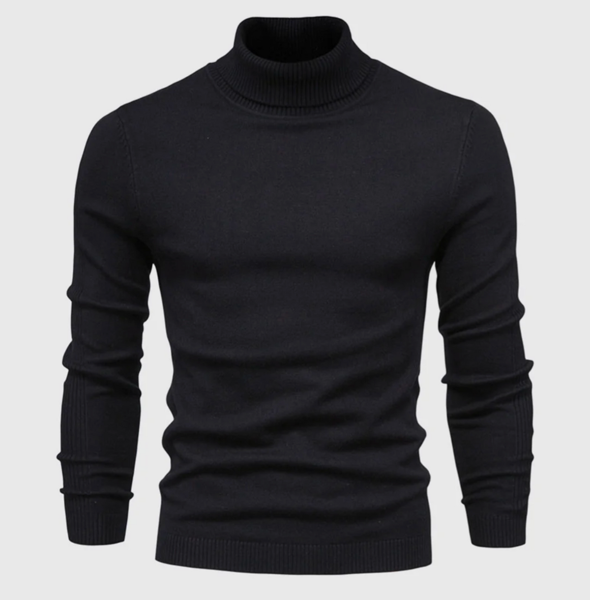 Męski golf bawełniany – elegancki sweter z długim rękawem na jesień i zimę