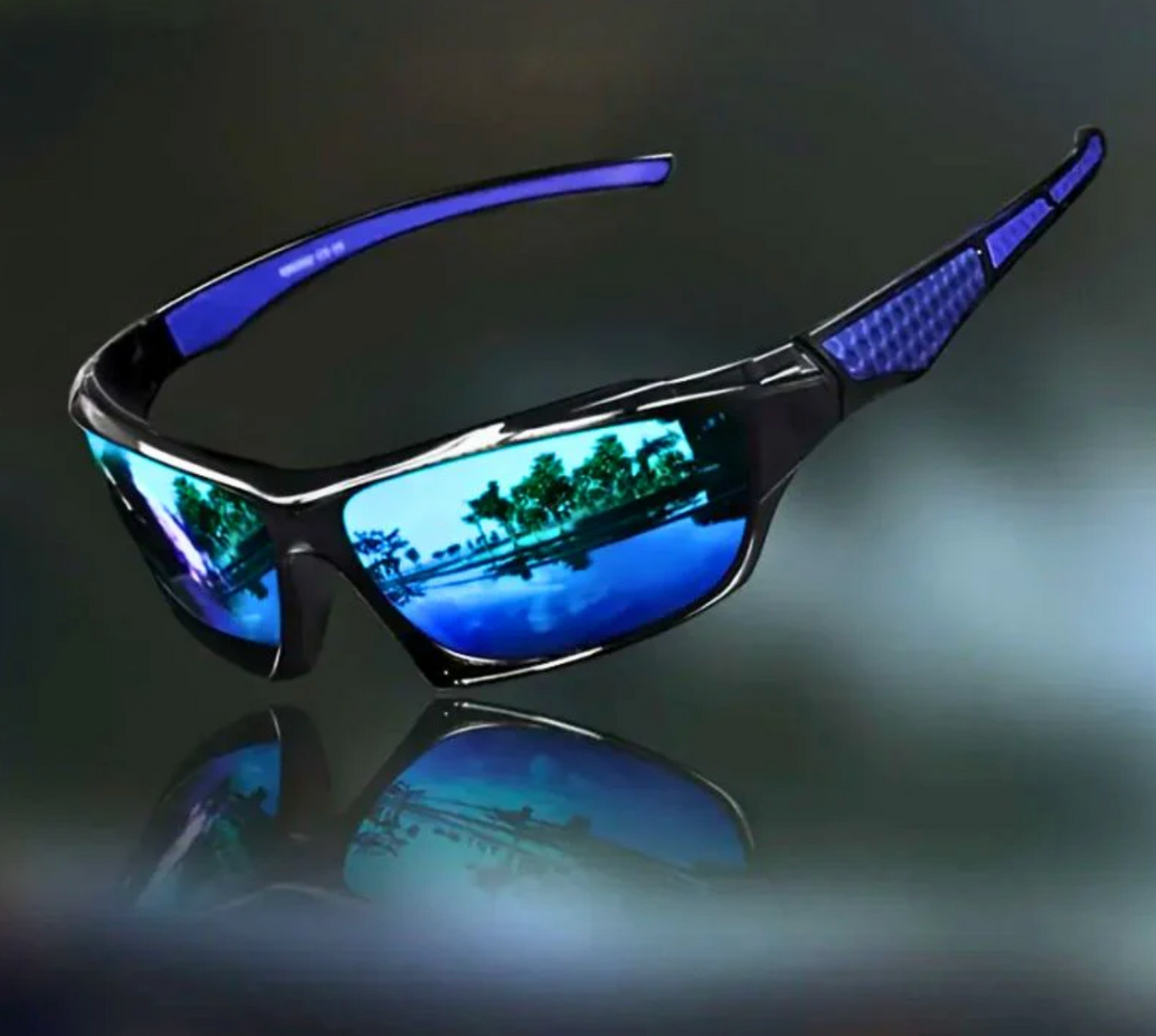Sportowe Okulary Przeciwsłoneczne z Lustrzanymi Soczewkami UV
