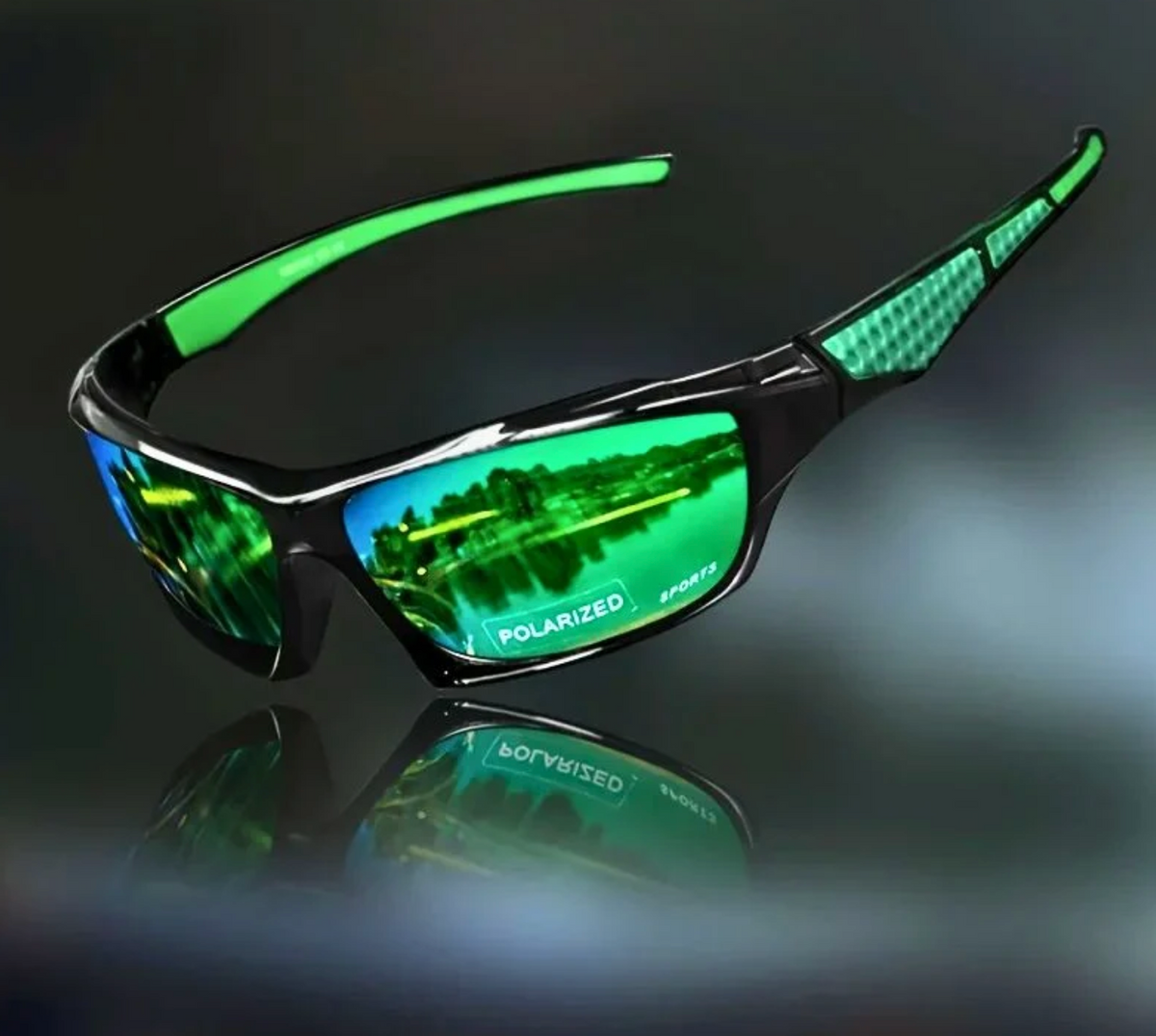 Sportowe Okulary Przeciwsłoneczne z Lustrzanymi Soczewkami UV
