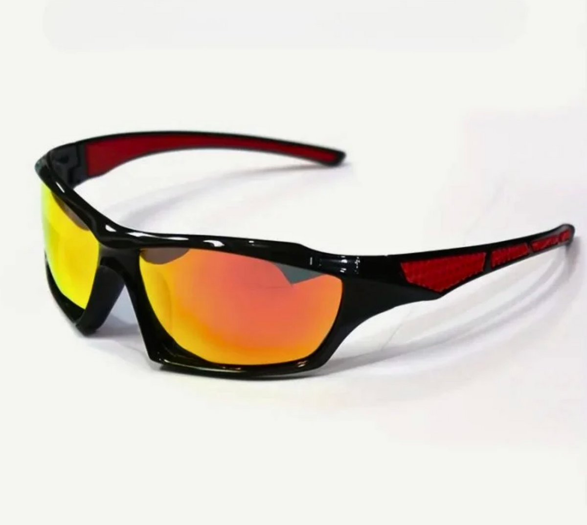 Sportowe Okulary Przeciwsłoneczne z Lustrzanymi Soczewkami UV