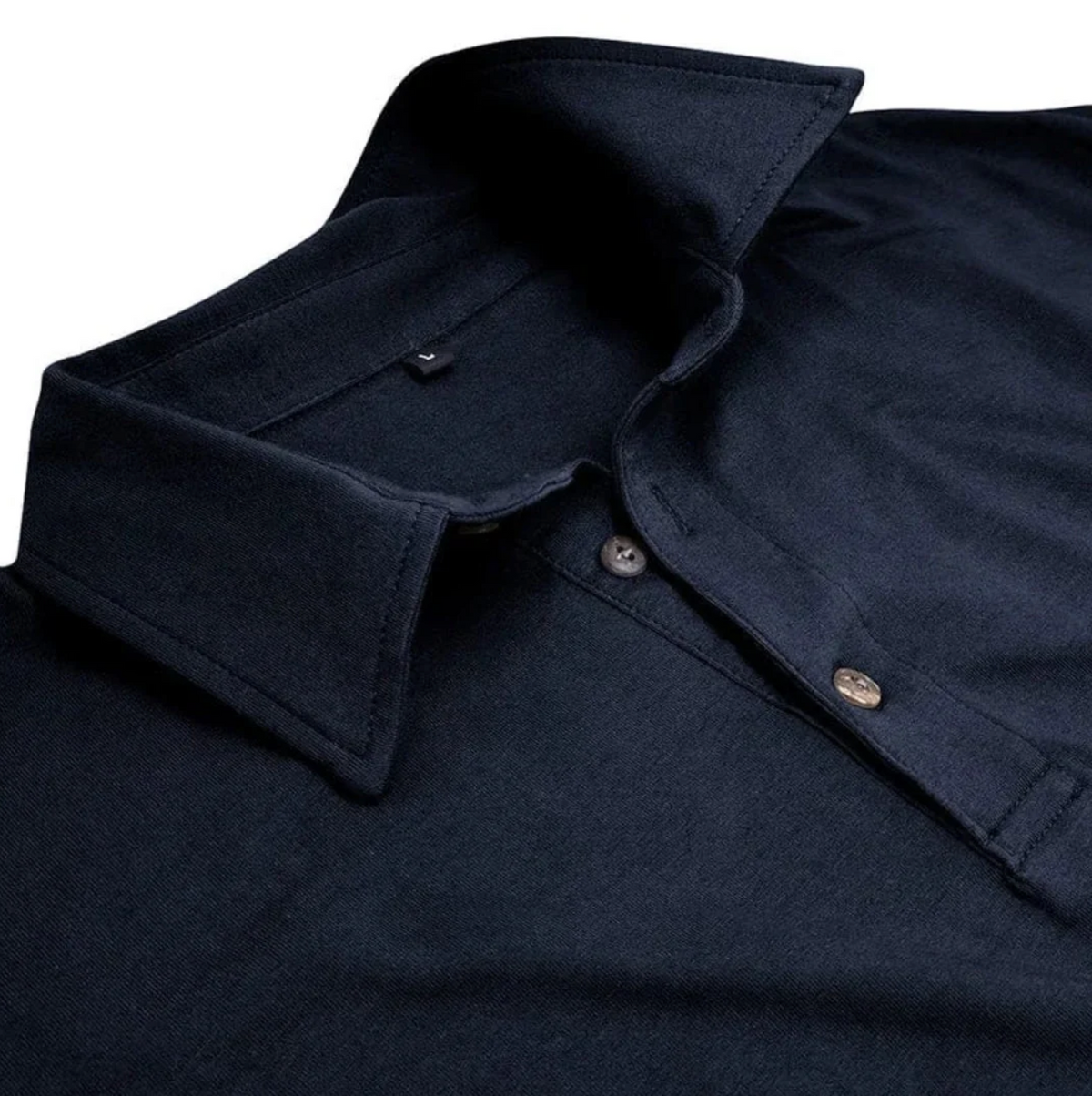 Męska Koszulka Polo Slim Fit z Długim Rękawem