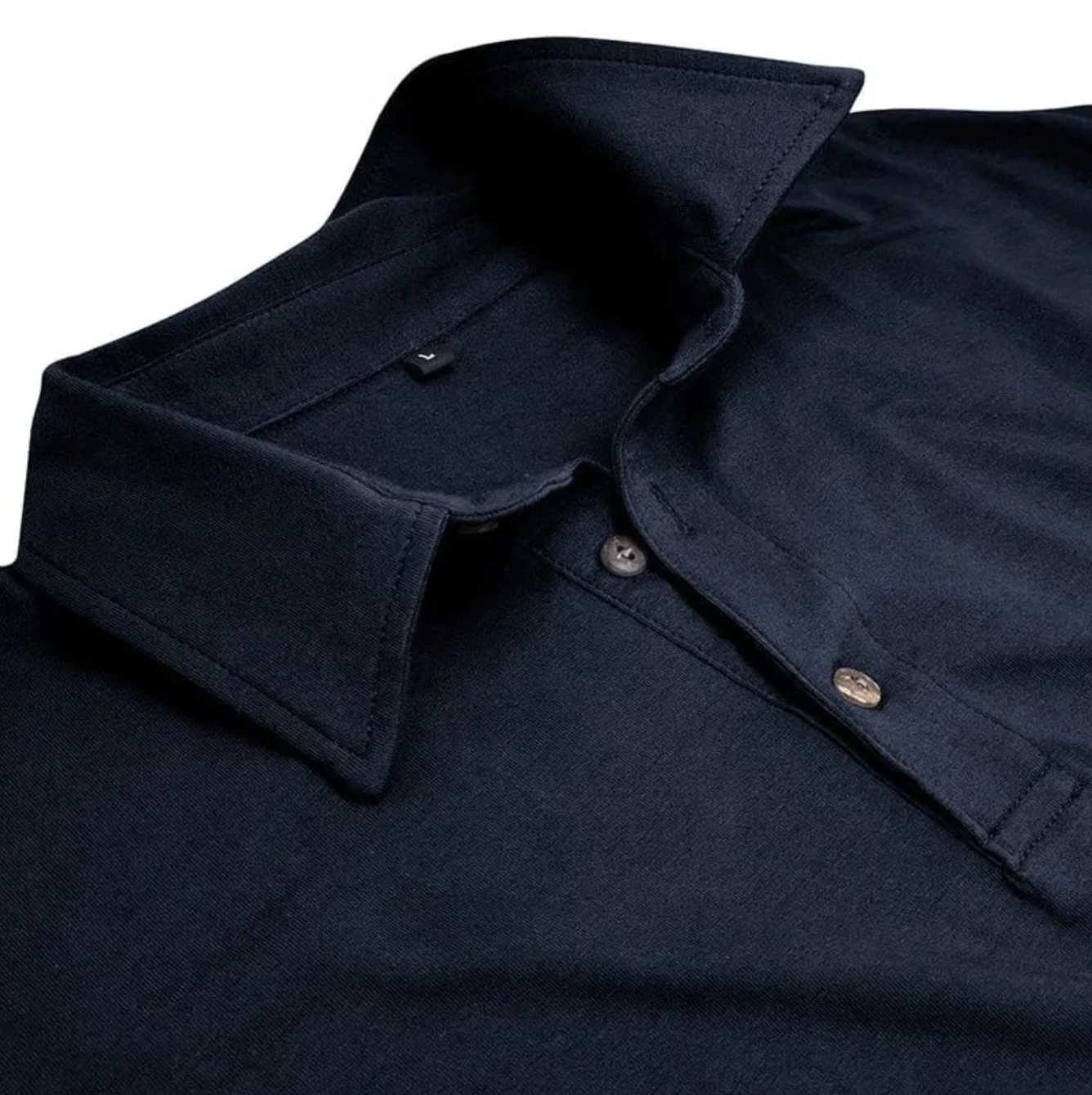 Męska Koszulka Polo Slim Fit z Długim Rękawem