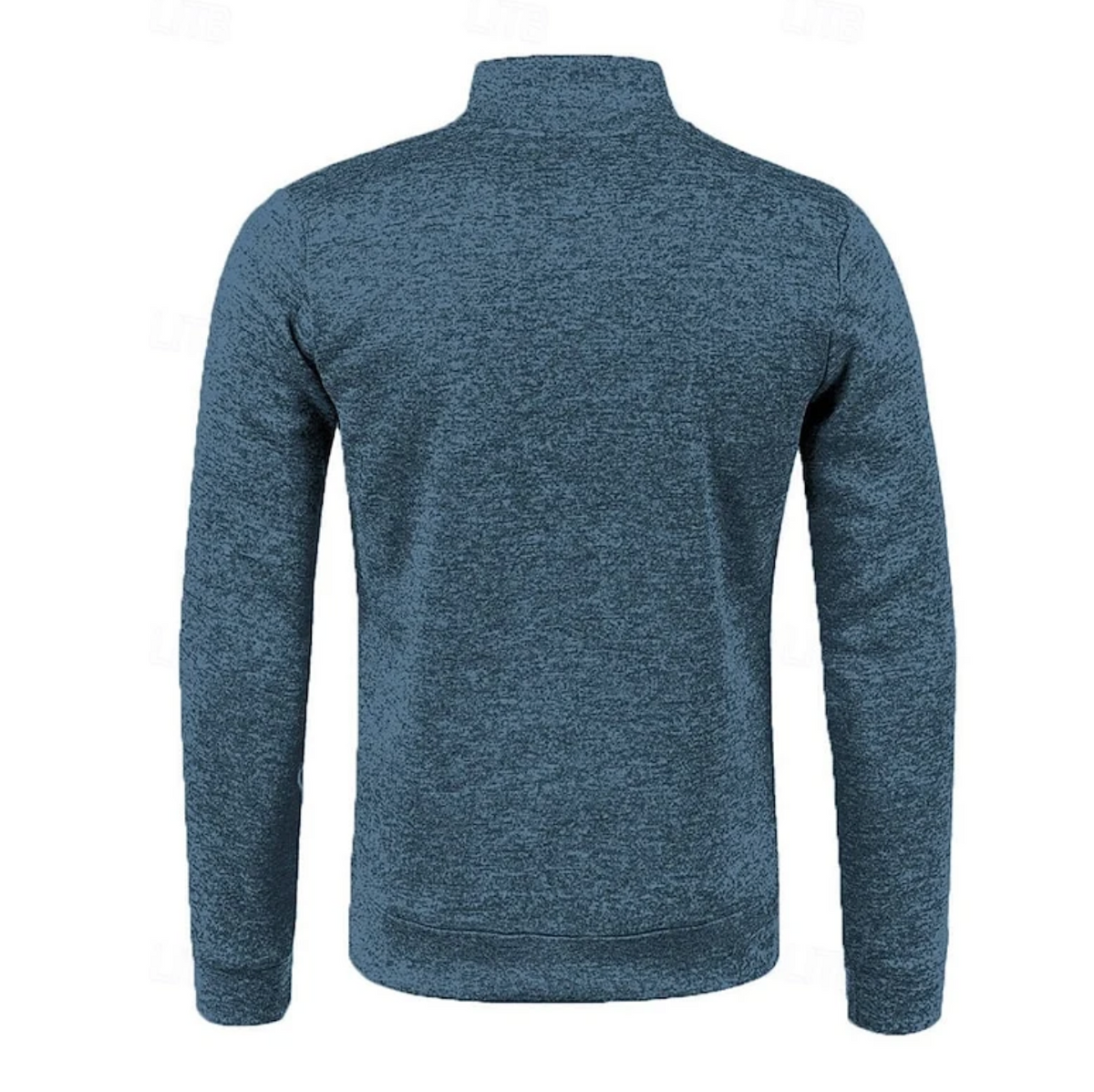 Męski Sweter Rozpinany ze Stójką i Zamkiem