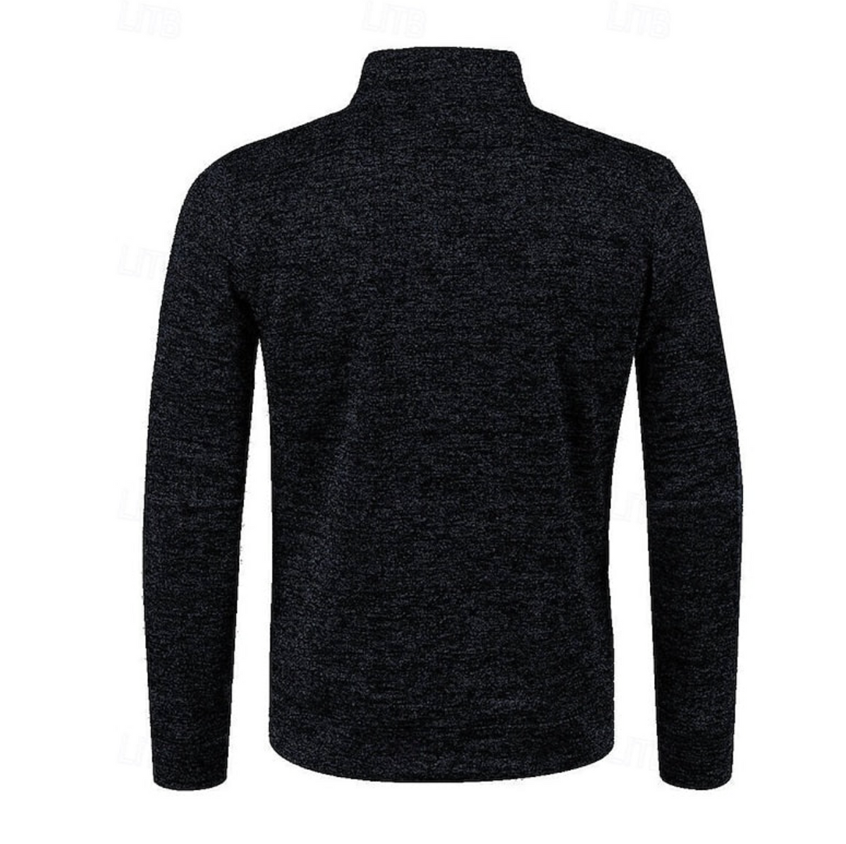 Męski Sweter Rozpinany ze Stójką i Zamkiem